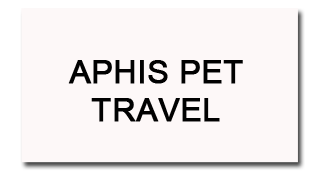 aphis pet travel